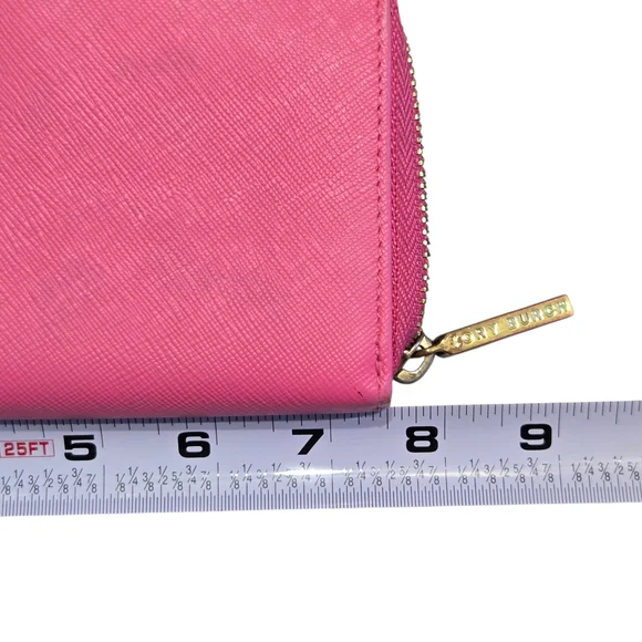 Tory Burch Pink Women's Long Wallet Authentic - Call Outs! - Picture 9 of 11